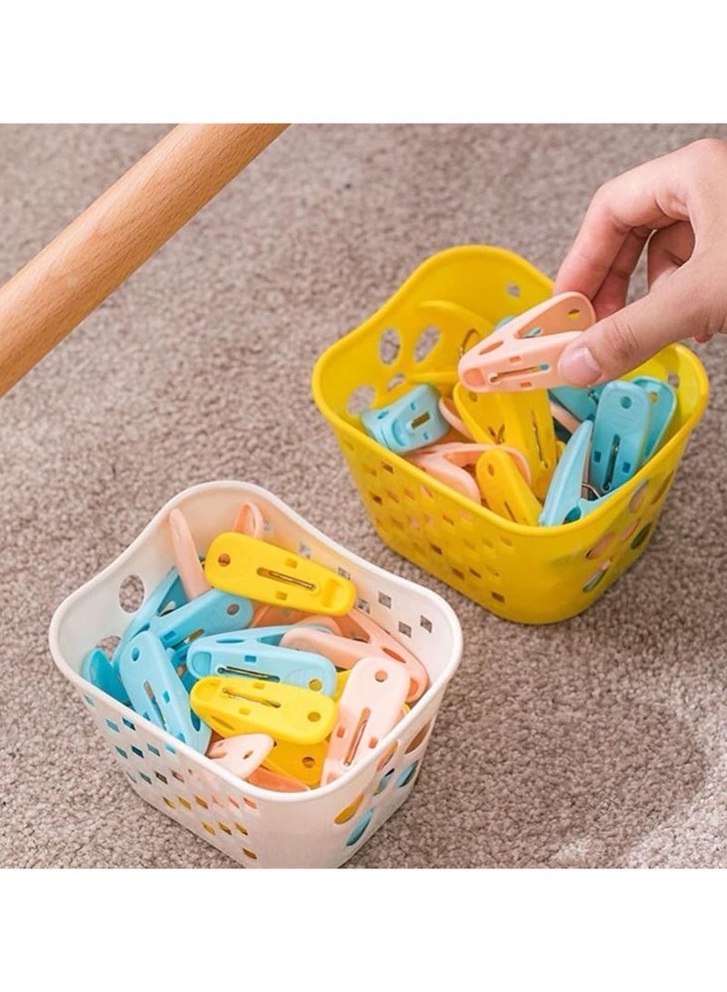 50pcs Cute Clothes Pegs—Versatile Clothespins for Laundry, Hanging, and Storage—Perfect for Hangers, Racks, Towels, and Home Organization.