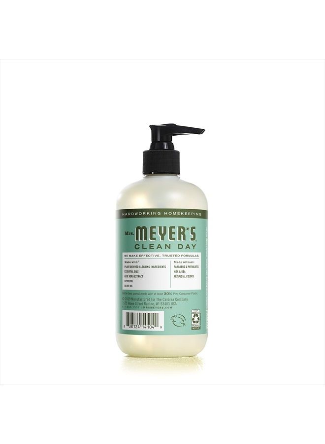 Mrs Meyers Hand Soap Basil 12.5 Ounce Pump (370ml) (6 Pack)