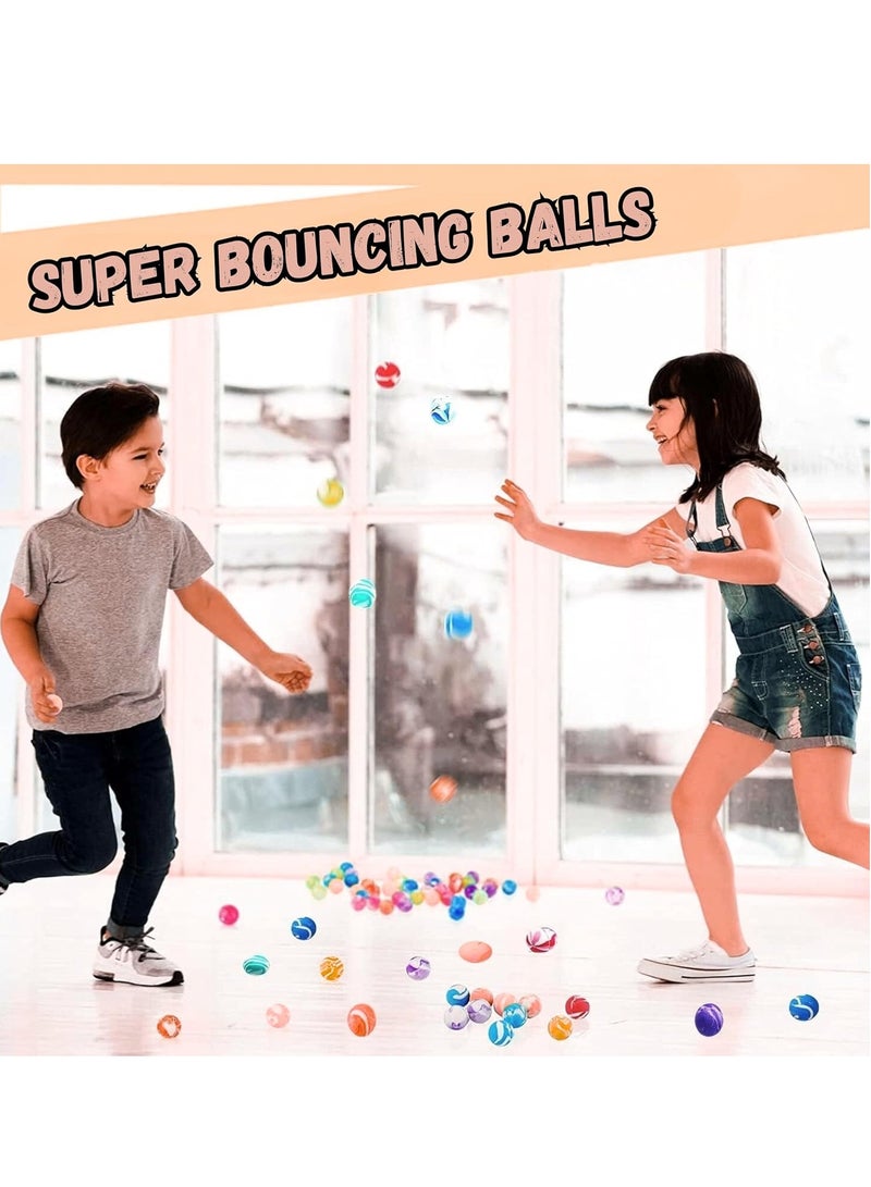 Pack of 54 Party Favors – 30 Pcs Mixed Color Bouncy Balls, 12 Pcs Mini Magic Cube Keychain Puzzles, 12 Pcs Mini Spring Toys – Fun Goodie Bag Fillers for Kids, Birthday Gifts for Ages 4-8