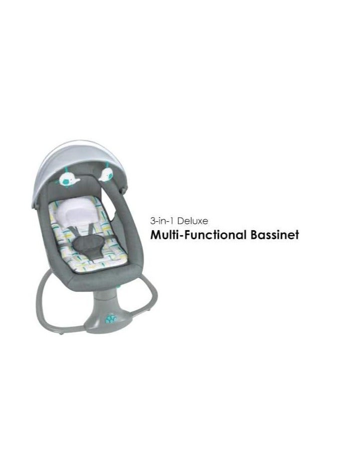 Baby Electric Rocking chair for newborn baby swing Baby swing Electric rocking chair Things for babies Deluxe Multi-functional Bassinet 3 in 1.