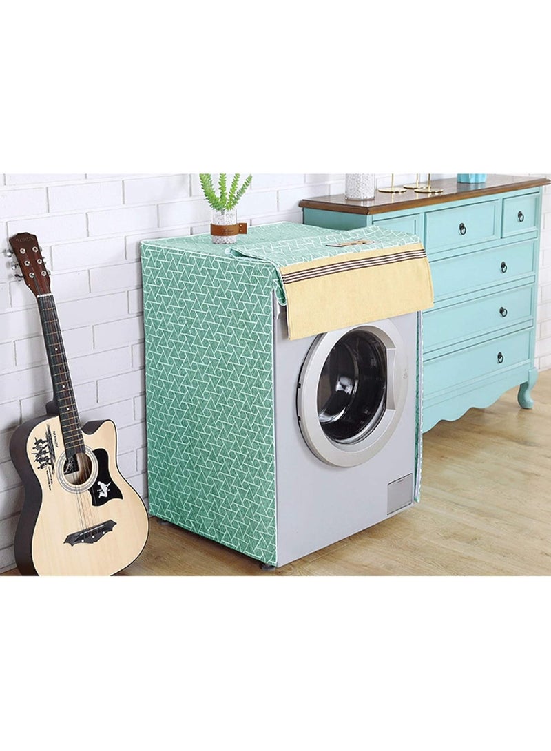 Washing Machine Cover Thickness Chenille Washing Machine Cover Drum Washing Machine Cover Sunscreen Cover Protector Washing Machine and Dust Resistant Washer and Dryer Covers