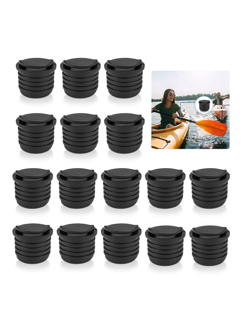 Boat Scupper Plugs, 16 Pcs Kayak Drain Plug Kayak Bungs Kayak Scupper Stoppers Ocean Kayak Scupper Plugs Kayak Drain Plug Replacement for Kayak Canoe Boat Drain Holes