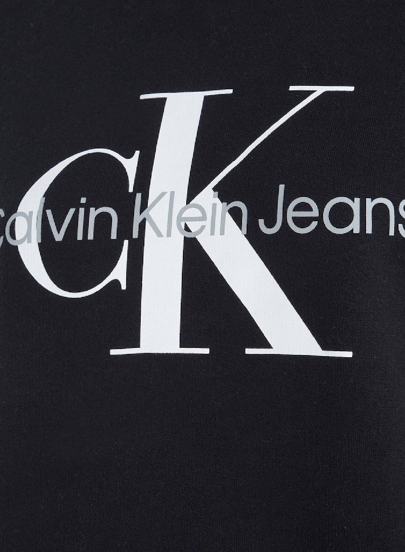 Calvin Klein Jeans Women's Sweatshirt - Sportswear - Cotton , Black