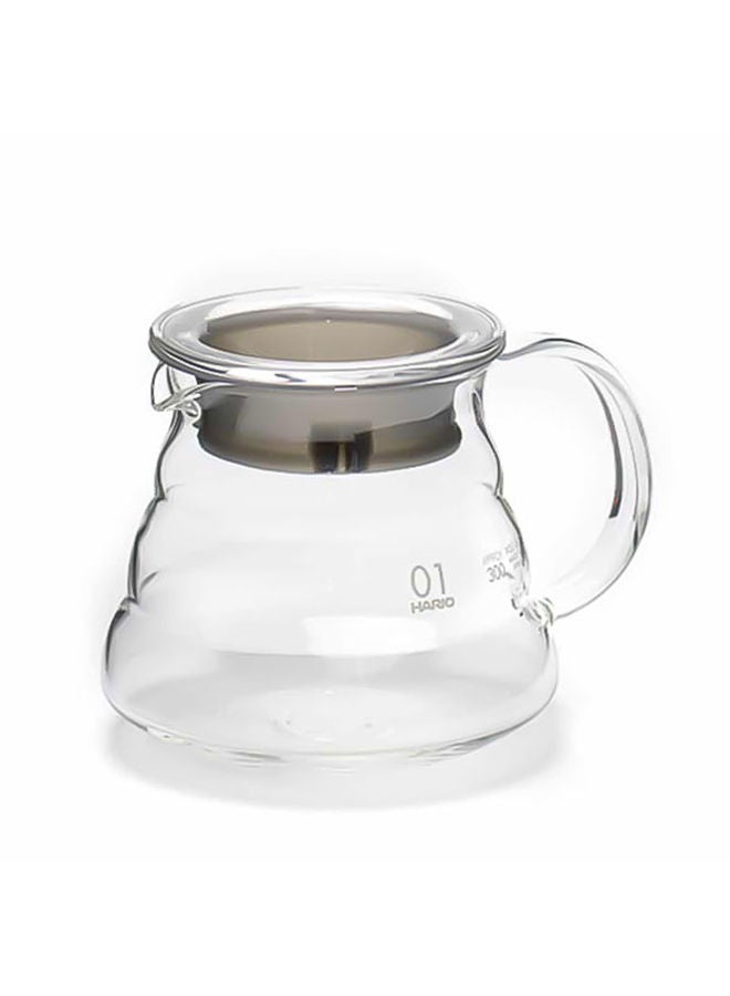 V60 Glass Range Coffee Server 01, 360 ml, Clear