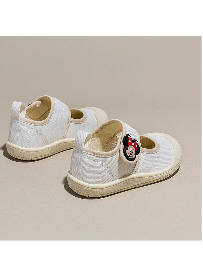 Children's Canvas Shoes With Soft Soles For One Foot Kick