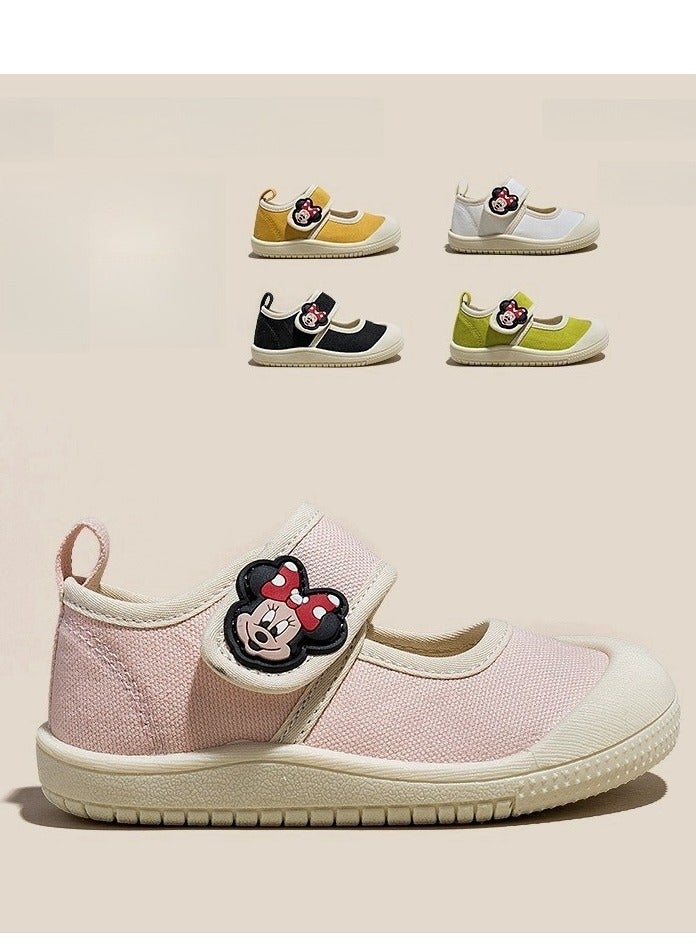 Children's Canvas Shoes With Soft Soles For One Foot Kick