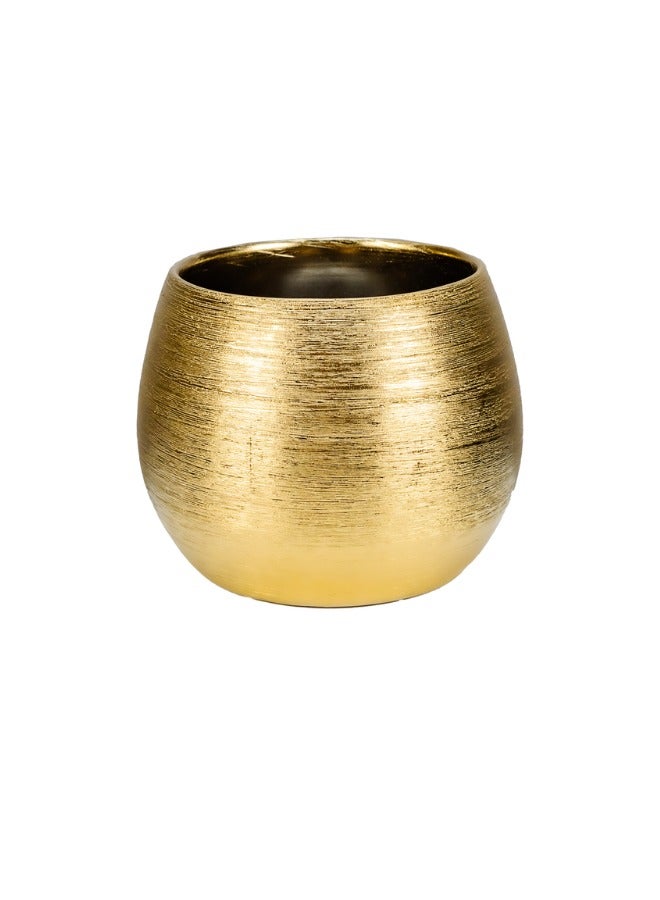 Glam Ceramic Flower Pot – Stylish Planter for Modern Home Décor, Indoor & Outdoor Use