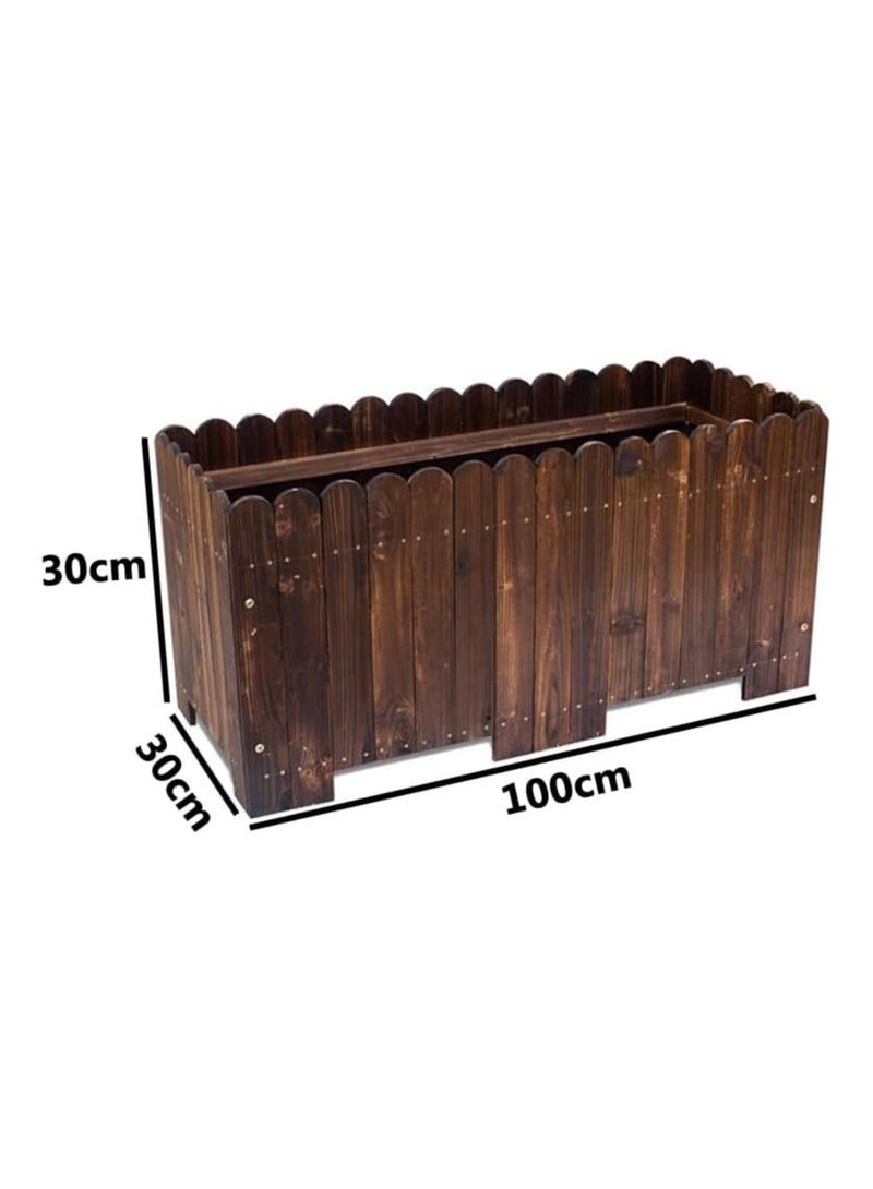 Handcrafted Wooden Flower Pot Versatile Indoor & Outdoor Planters for Gardens Stylish Plant Pots For Flowers Trees Perfect Garden Decoration Items and Planter Boxes