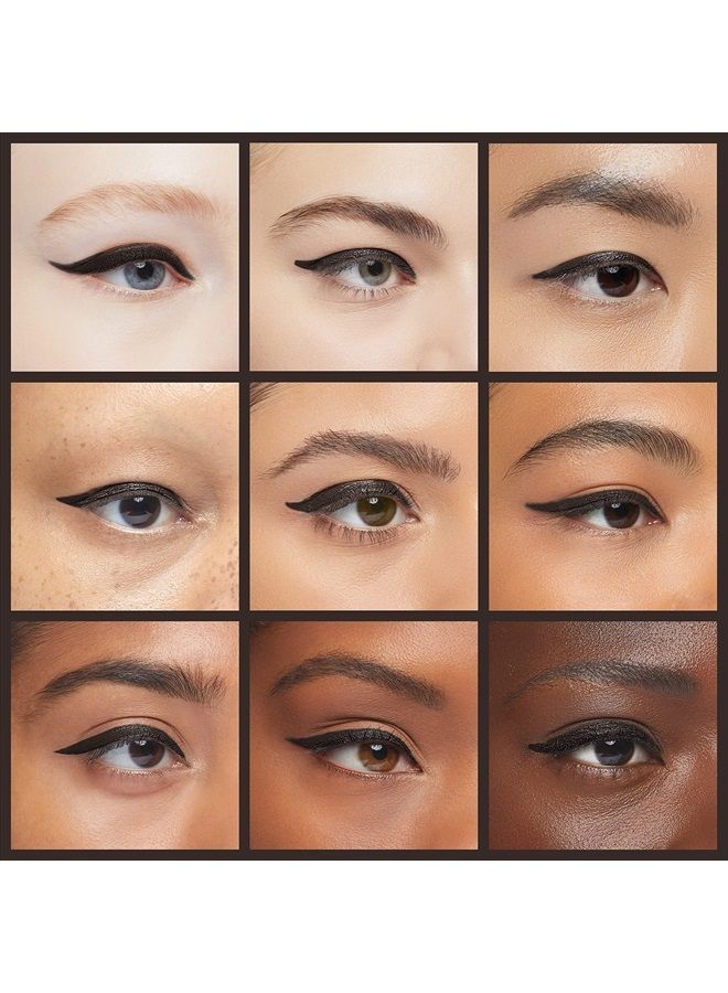 Precision Eyeliner, Silicone Based, Rich Pigment, Gentle Application, Dramatic Smoky Effect to Soft Everyday Wear, Sensitive Eyelids, Sets Itself, Can be Sharpened, Dark Chocolate