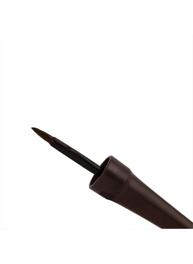 Liquid Eyeliner, Highly Pigmented and Waterproof Eyeliner, For Intense Eye Definition, Smear-proof Eyeliner Liquid, Includes Easy Grip Wand and Felt Tip Eyeliner Applicator, Black Brown