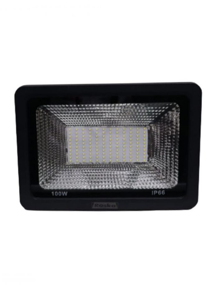 100W LED Flood Light - IP66 Waterproof, Cool White 6500K