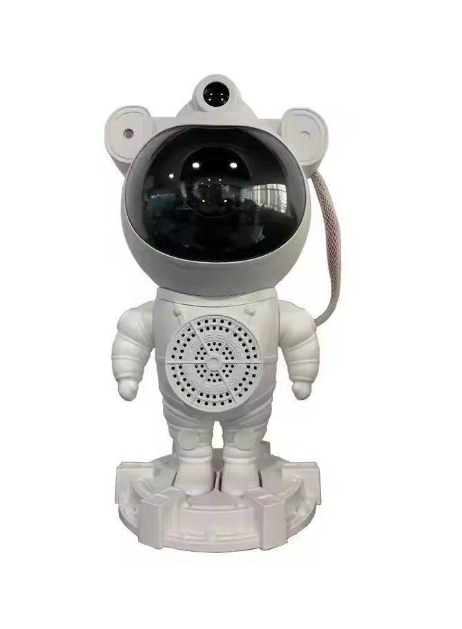 Star Night Light Projector, Music Bluetooth Speaker, Spaceman Astronaut Galaxy, Timer, Remote Control,360 Rotation Head, Nebula Starry Sky Moon Multi-Projection, Sleeping Lamp, Game Room Gift