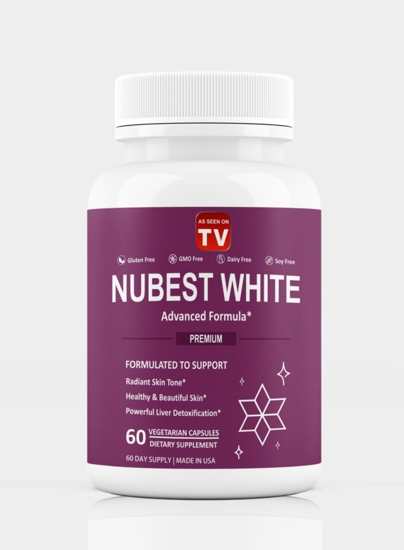 Nubest White with Premium Formula 60 vegg caps