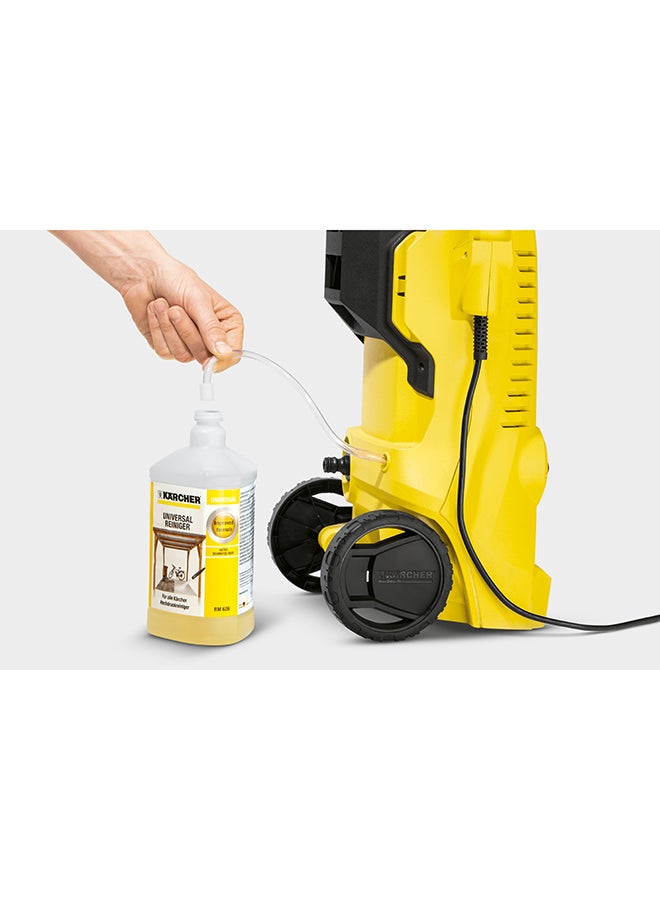 Pressure Washer 110bar, 1400W, App Control, Dirt Blaster, Car and Home Cleaning, K2 Power Control Yellow & Black