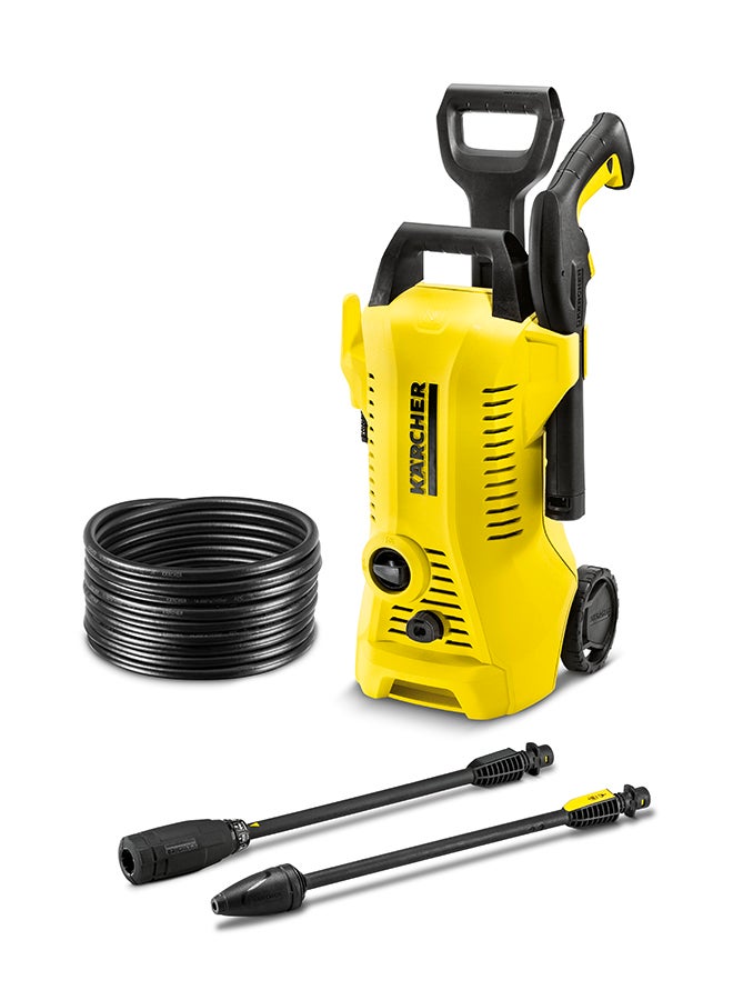 Pressure Washer 110bar, 1400W, App Control, Dirt Blaster, Car and Home Cleaning, K2 Power Control Yellow & Black