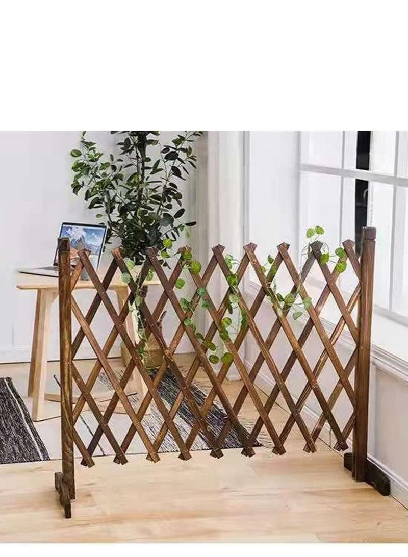 FFD Expandable Garden Trellis Fence 70x21x12cm , Freestanding Outdoor Pet Safety Fence for Patio, Lawn & Climbing Plants