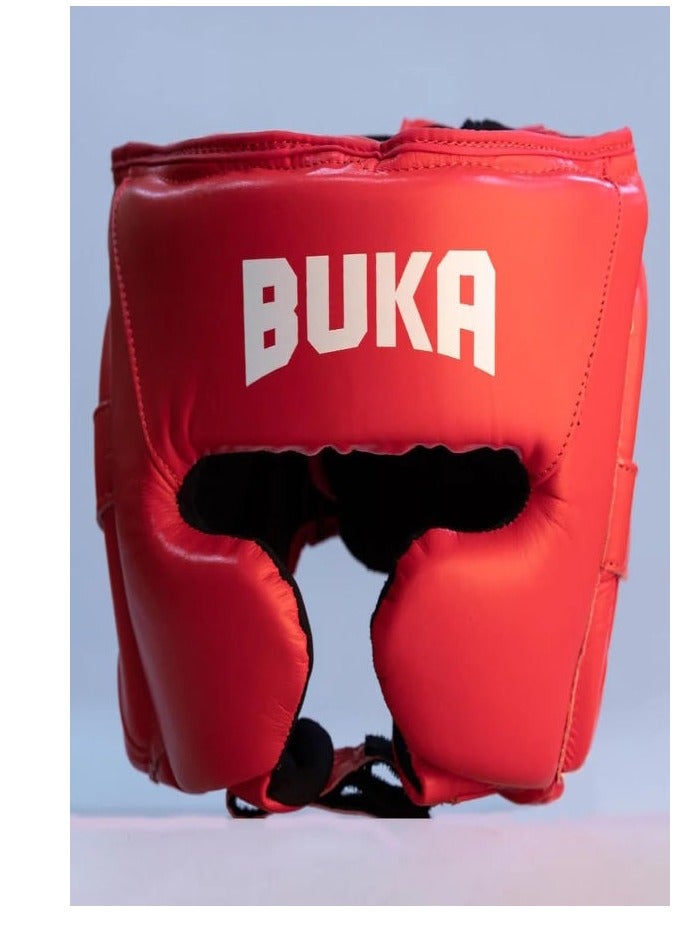 BOXING HEAD GUARD BUKA [RED]