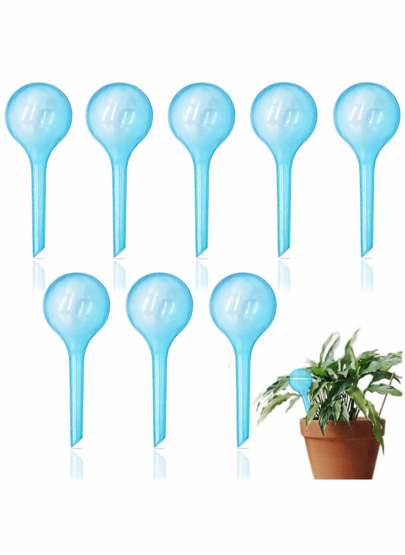 Plant Automatic Watering Globes, Plastic Bulb Type Device, Flower Self-watering Device for Garden Potted Indoor and Outdoor (8pcs, Blue)