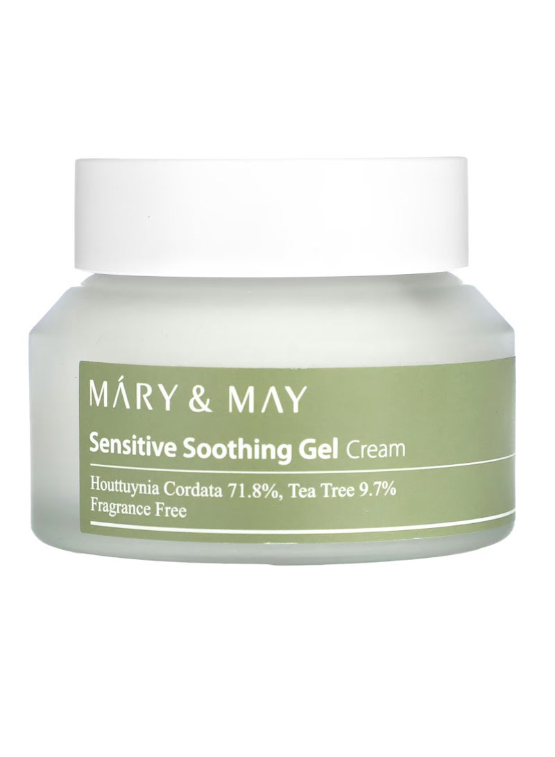 Mary & May, Sensitive Soothing Gel Cream, 2.46 oz (70 g)