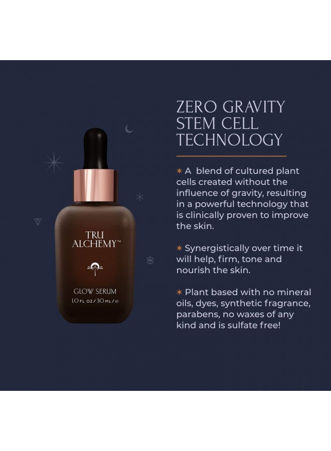 Tru Alchemy Vitamin C Glow Serum | Facial Serum with Bakuchiol, Glycolic & Lactic Acid | Skin Illuminating Serum | Anti-aging Vitamin C Face Serum | Hydrating Face Wrinkle Serum | 1 fl oz/30 ml