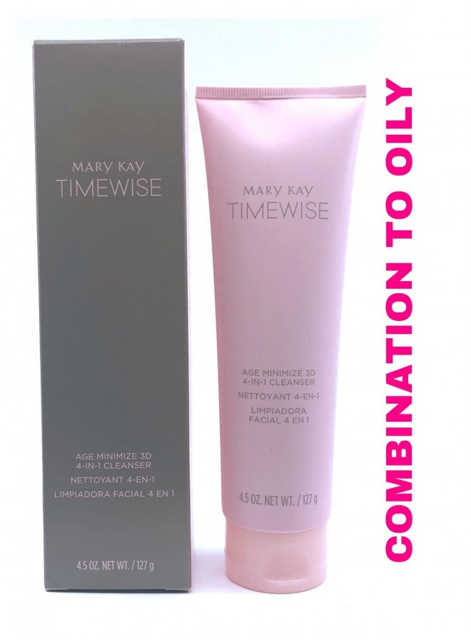 Mary Kay Timewise Age Minimize 3D 4-in-1 Cleanser Combination to Oily Skin (4.5 oz) (088998)