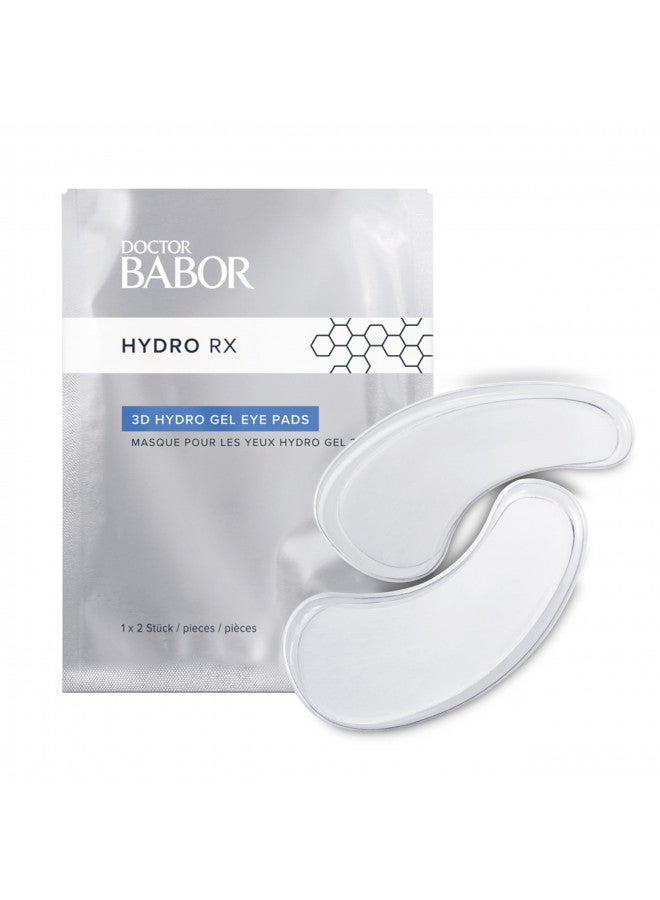 Babor DOCTOR HydroRX 3D Gel Eye Pads, Hyaluronic Acid Eye Treatment, Soothes and Moisturizes Under Eye Area to Combat Wrinkles and Fine Lines, Vegan