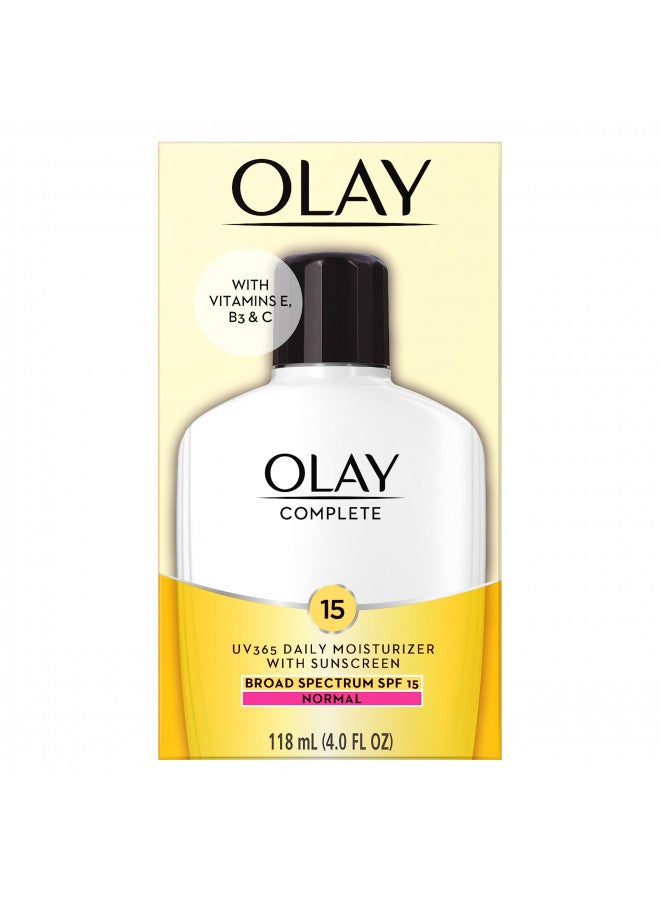 Olay Complete All Day Moisturizer with Broad Spectrum SPF 15 Normal, 4.0 fl oz