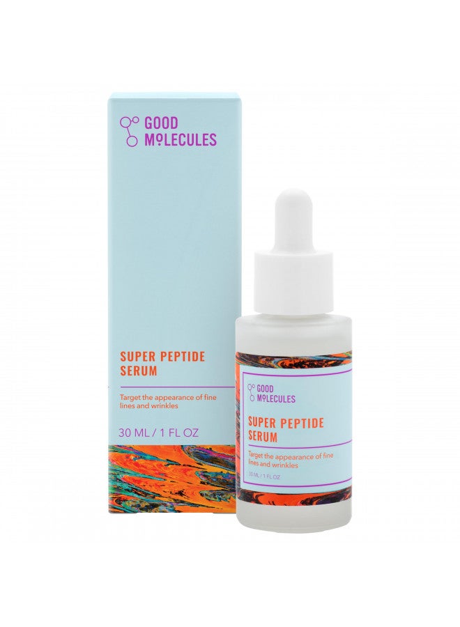 Good Molecules Super Peptide Serum - Anti-aging Facial Serum with Peptides and Copper Tripeptides to Plump and Firm - Water-Based Skincare for Face