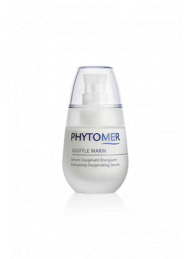 PHYTOMER Souffle Marin Energizing Face Serum | Oxygenating Anti Aging Serum for Face & Neck | Facial Cream Moisturizer Corrects Dull Skin | Protects & Hydrates | 30ml