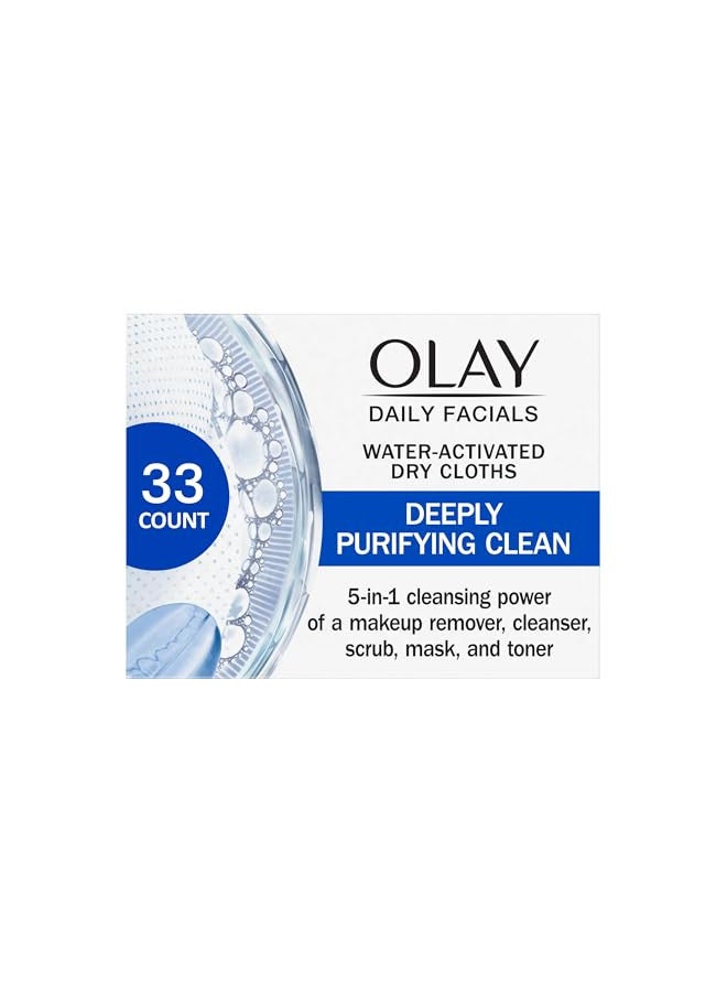 Olay Facial Cloths, 33 Count Packaging may Vary