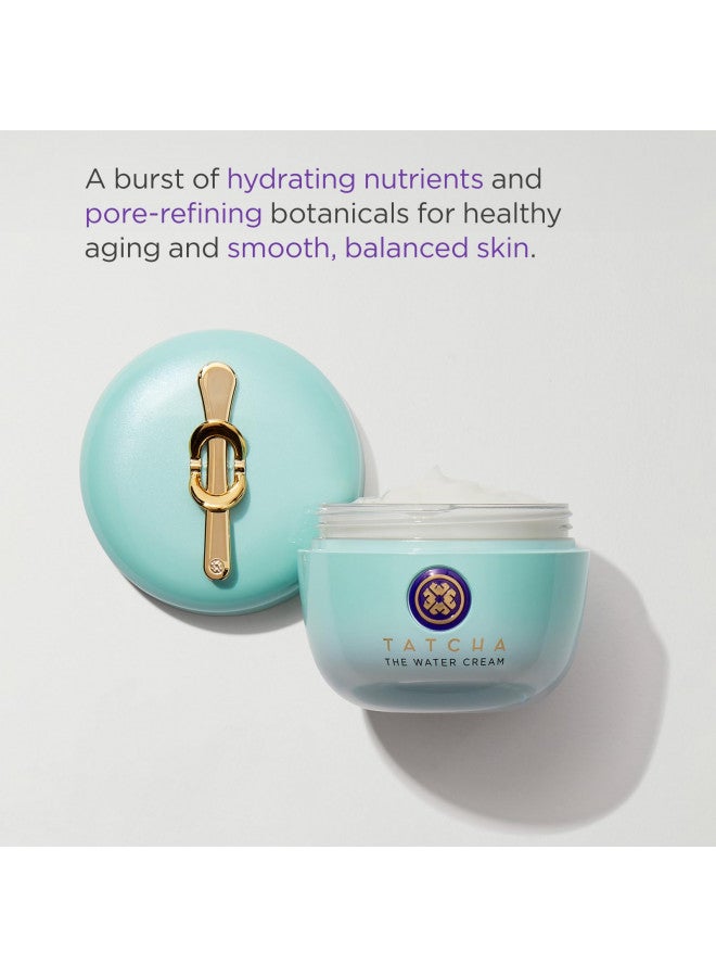 TATCHA The Water Cream | Oil-Free, Optimal Hydration Moisturizer For Pure Poreless Skin, 50 ml | 1.7 oz