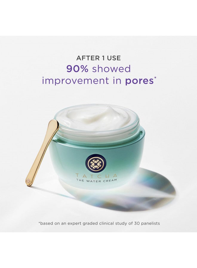 TATCHA The Water Cream | Oil-Free, Optimal Hydration Moisturizer For Pure Poreless Skin, 50 ml | 1.7 oz