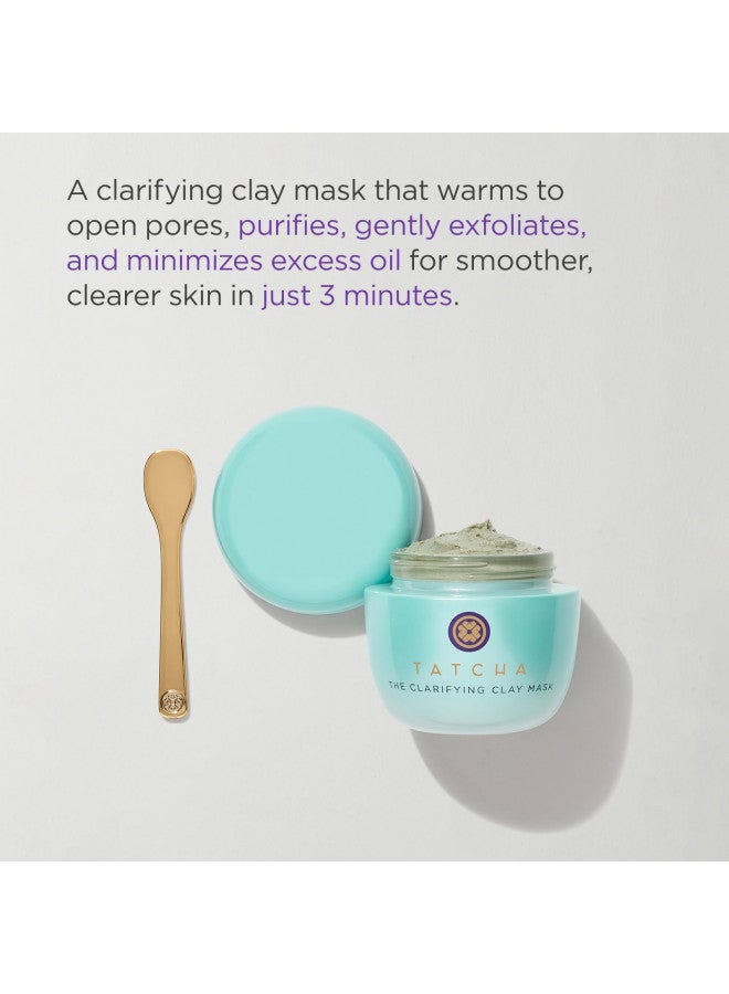 TATCHA The Clarifying Clay Mask | Exfoliating Pore Treatment Creates a Warming Sensation To Open & Purify Pores, 50 ml | 1.7 oz