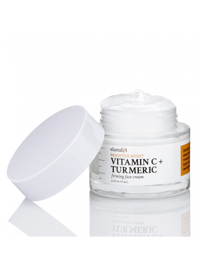 Elastalift Vitamin C Firming Face Cream Moisturizer Skin Care Facial Lotion, Potent Vitamin C Gel Cream For Face Targets Dry Skin, Age Spots, Wrinkles, Hyperpigmentation, & Sun Damaged Skin, 2 Fl Oz