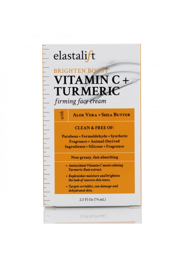 Elastalift Vitamin C Firming Face Cream Moisturizer Skin Care Facial Lotion, Potent Vitamin C Gel Cream For Face Targets Dry Skin, Age Spots, Wrinkles, Hyperpigmentation, & Sun Damaged Skin, 2 Fl Oz