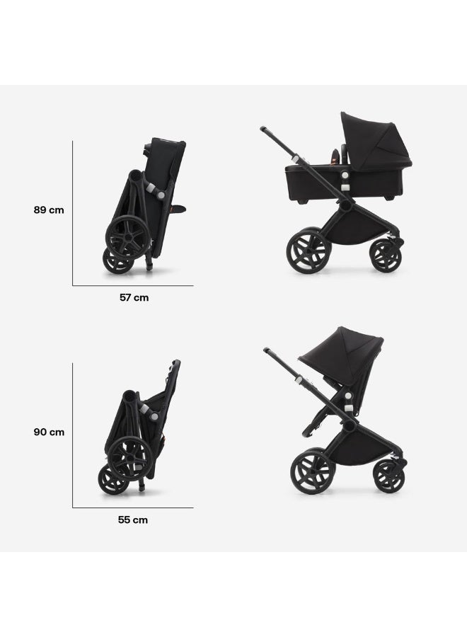 Fox Cub Complete Stroller  Black/Midnight Black