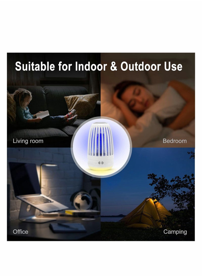 Mosquito Killer Lamp, Bug Zapper Insect Killer Fly Repellent Electric with Night Light, Powerful Mosquito Repellent Pest Control Traps for Indoor and Outdoor