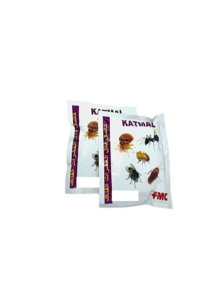 Katmal All Insects Powder 500g Pack of 5 pcs is a Versatile Insecticide Designed to Target a Broad Range of Insects. It’s Especially Effective for use in Controlling Common Pests Such as Cockroaches Bedbugs ants and other Crawling and Flying Insects.