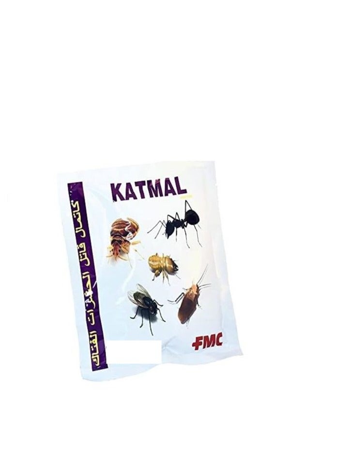 Katmal Household Insecticide Powder 200g Eliminates Cockroaches Bedbugs Ants and Flying Insects is a Versatile and Effective Solution Designed to Tackle a Wide Range of Household Pests.