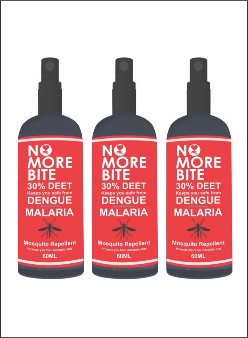 Bundle offfer - 3pc - No More Bite - High-DEET Repellent for Dengue and Malaria Defense