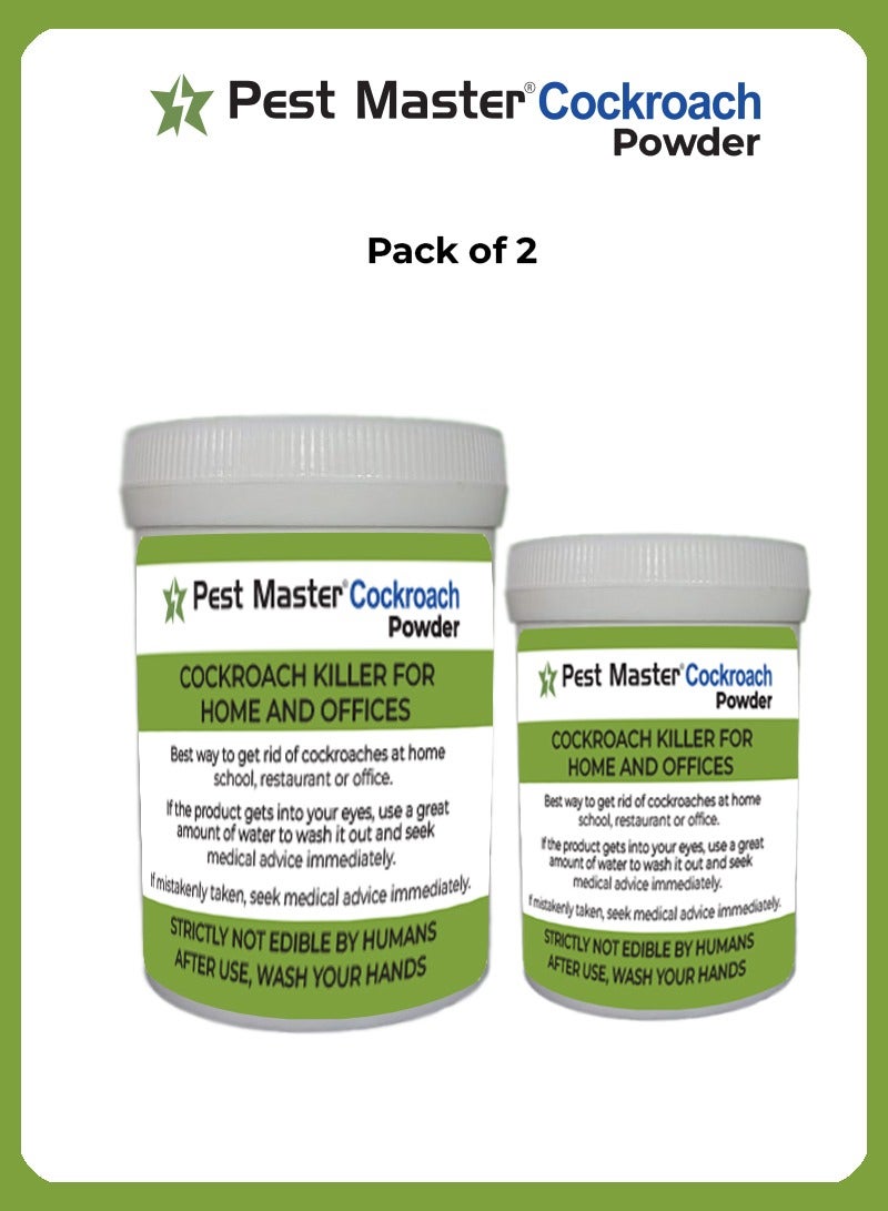 Cockroach Powder Say Goodbye to Roach Infestations Pack Of 2 (100 GM Each)