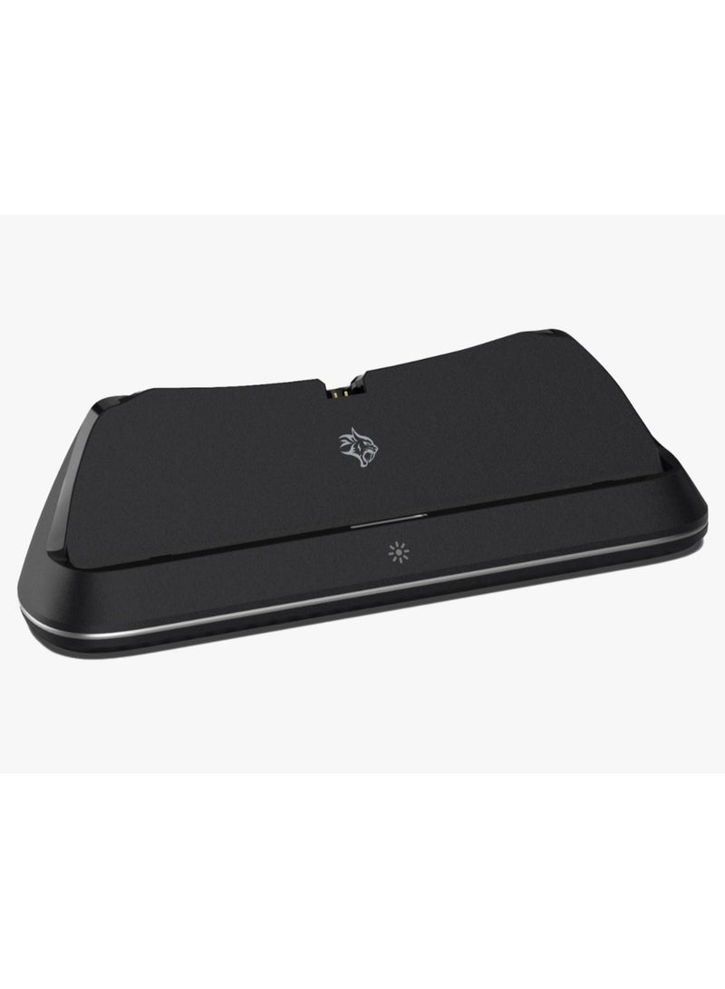 PS Portal Charge & Docking Station with Magnetic Charging and RGB Light / Built-in Safeguard / Anti-Slip Dock Base - Black