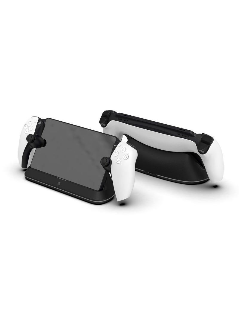 PS Portal Charge & Docking Station with Magnetic Charging and RGB Light / Built-in Safeguard / Anti-Slip Dock Base - Black