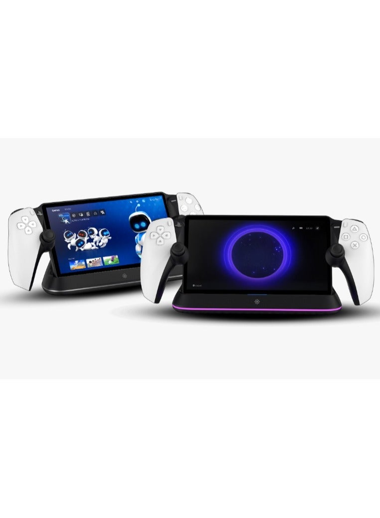 PS Portal Charge & Docking Station with Magnetic Charging and RGB Light / Built-in Safeguard / Anti-Slip Dock Base - Black