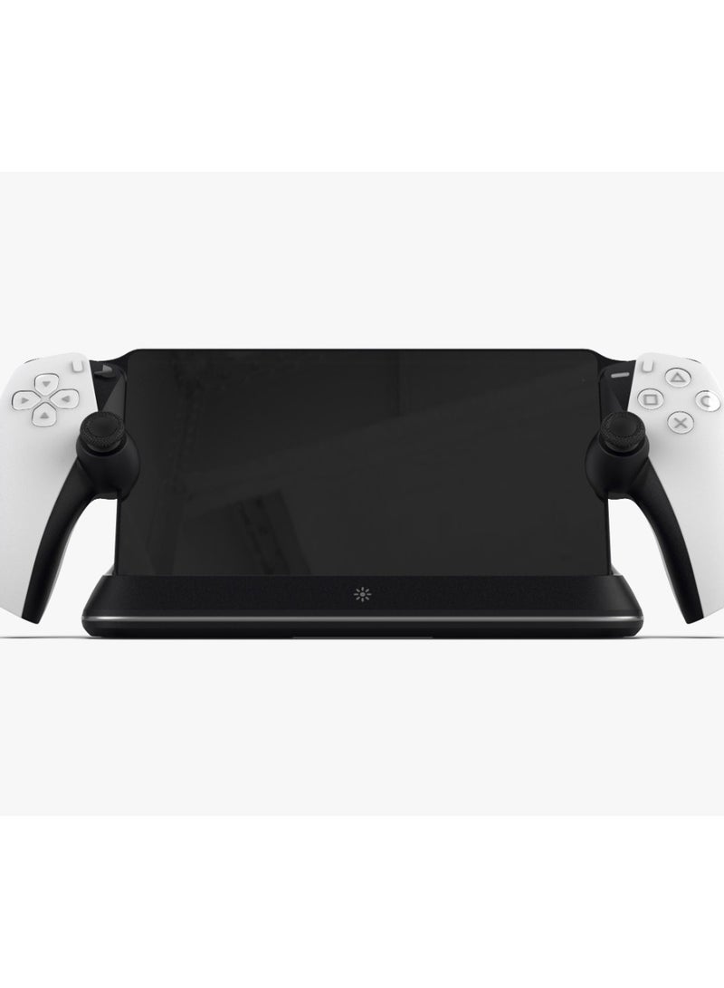PS Portal Charge & Docking Station with Magnetic Charging and RGB Light / Built-in Safeguard / Anti-Slip Dock Base - Black