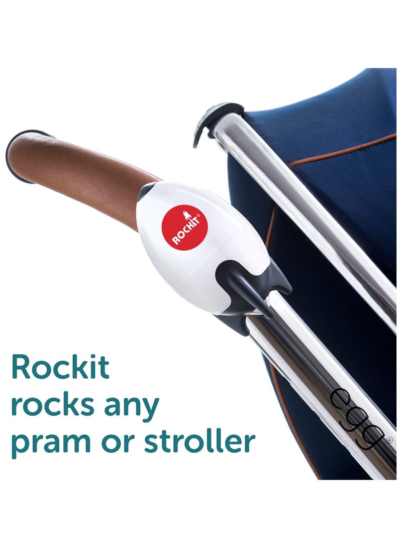 Rocker (AA Battery Version) - Baby Sleep Aid Gently Rocks Any Stroller or Buggy, Adjustable Speed with 60 Minute Timer - Fits All Pushchairs & Prams to Create a Portable Baby Rocker