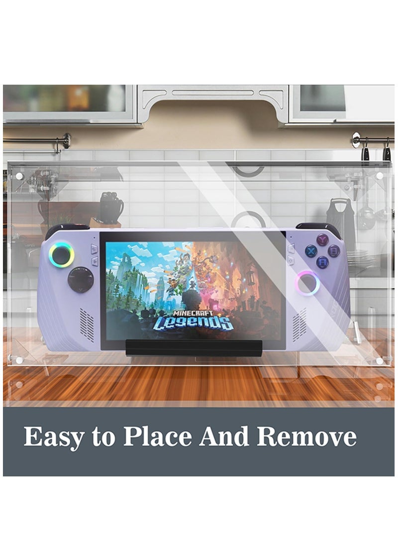 Acrylic Gamepad Case for ASUS Rog Ally Handheld Console Clear Anti-dust Protective Display Box