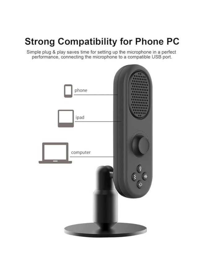 JMARY MC-PW7 USB DESKTOP CARDIOID NOISE REDUCTION MICROPHONE