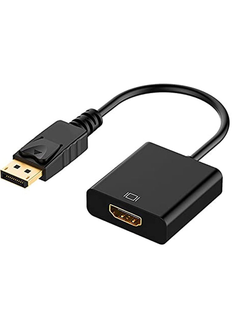 DP to HDMI Adapter with High HD 1080P Maximum Resolution