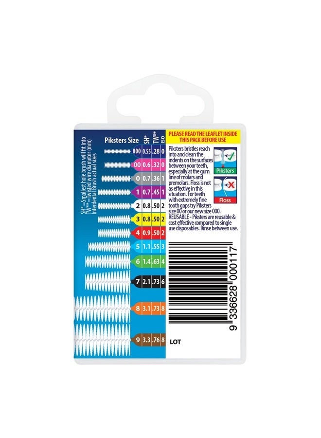 Interdental Brushes (40 Pack, Size 1 (Purple))